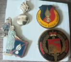 lot de 4 pin's gendarmerie Belgique, Gebruikt, Ophalen of Verzenden