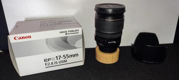 Canon EF-S 17-55mm f/2.8 IS USM (zo goed als nieuw) beschikbaar voor biedingen