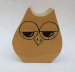 beeldje uil hout ongeveer 6 cm hoog, Ophalen of Verzenden, Zo goed als nieuw, Dier