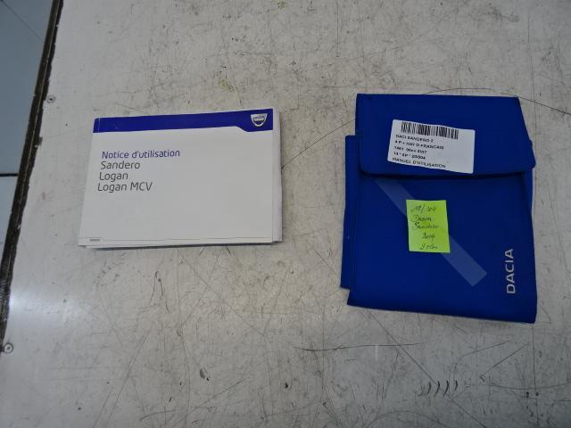 MANUEL UTILISATEUR Dacia Sandero II (01-2012/12-2018), Autos : Pièces & Accessoires, Autres pièces automobiles, Dacia, Utilisé