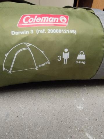 Tent Coleman Darwin 3, Enlèvement, Utilisé, Jusqu'à 2