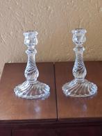 Baccarat antieke kandelaars in kristal, Antiek en Kunst, Ophalen, Kristal