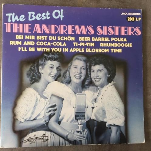 The Best Of The Andrews Sisters (2LP), CD & DVD, Vinyles | Pop, Comme neuf, 1960 à 1980, 12 pouces, Enlèvement ou Envoi