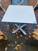 Terrastafel volkern opklapbaar 70x70 6 stuks, Aankleding buiten, Ophalen of Verzenden, Gebruikt, Tafel