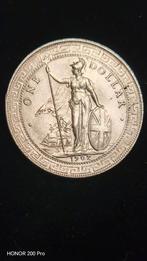 United Kingdom,1 Dollar British Trade 1902.zilver rare .., Ophalen of Verzenden, Overige landen, Losse munt, Zilver