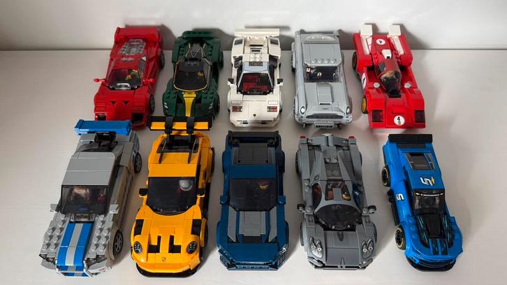 Lego Speed Champions Set - 10 Stuks - Perfecte Staat!, Kinderen en Baby's, Speelgoed | Duplo en Lego, Nieuw, Lego, Complete set
