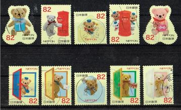 Postzegels uit Japan - K 3397 - teddyberen