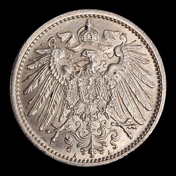 Munt / Duitsland / 1 Mark / 1914 A / Zilver .900 / Prachtig beschikbaar voor biedingen