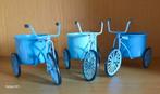3  blauwe mini fietsjes, Maison & Meubles, Accessoires pour la Maison | Autre, Comme neuf, Enlèvement