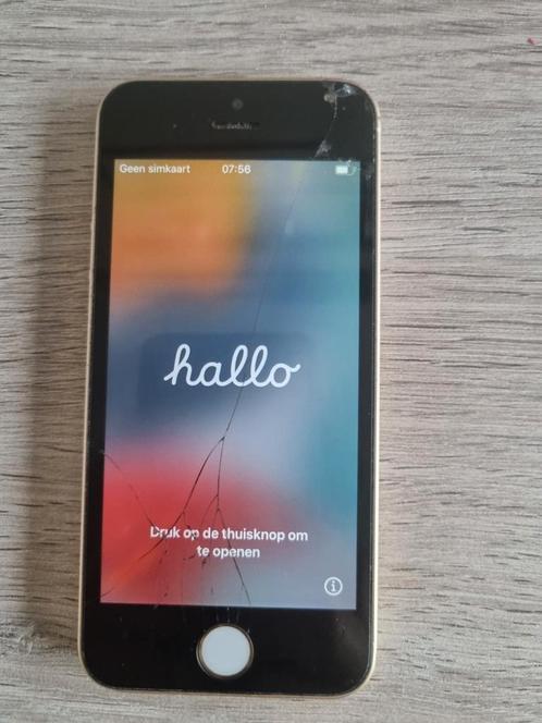 I Phone SE 2016 met 64 GB Goud, Telecommunicatie, Mobiele telefoons | Apple iPhone, 64 GB, Goud, Ophalen of Verzenden
