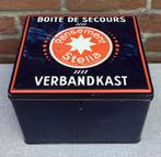 Blikken doos Verbandkast / Boite de secours jaren '70, Overige merken, Gebruikt, Overige, Ophalen of Verzenden