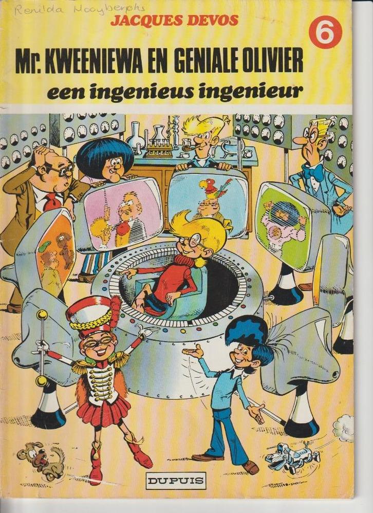 Strip : "Mr. Kweeniewa en geniale Olivier nr. 6"., Boeken, Stripverhalen, Verzenden