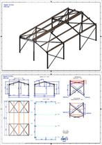 Nieuwe staalconstructie 7m x 12m x 3m, Doe-het-zelf en Bouw, Ophalen of Verzenden, Nieuw