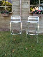 2 aluminium barkrukken, Ophalen, Gebruikt