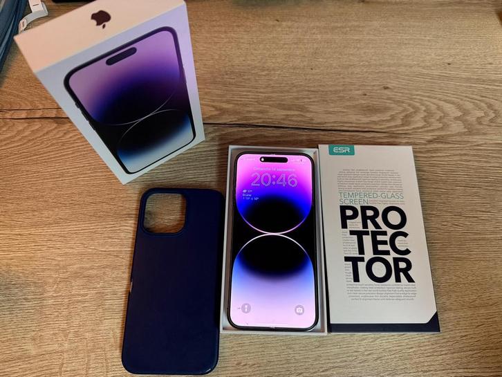 Apple iPhone 14 Pro Max, Telecommunicatie, Mobiele telefoons | Apple iPhone, Zo goed als nieuw, iPhone 14 Pro Max, Paars, Ophalen
