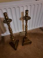 Kandelaars in koper, Antiek en Kunst, Ophalen of Verzenden