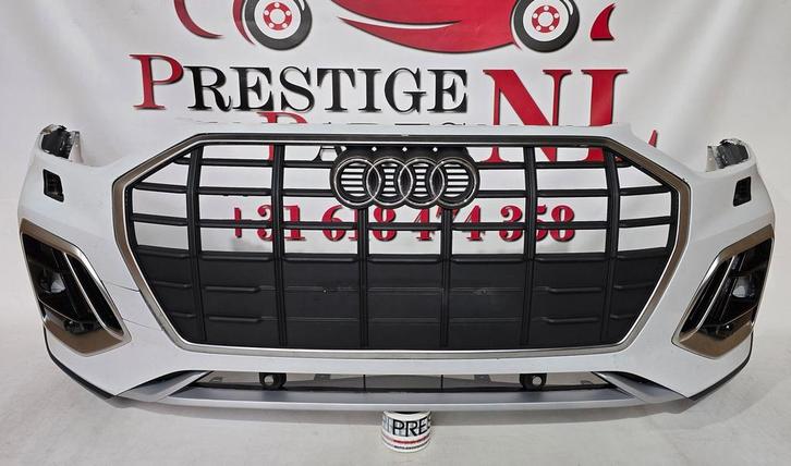 Voorbumper Audi Q5 80A Facelift Origineel Bumper 2021-2025, Auto-onderdelen, Carrosserie, Bumper, Voor, Gebruikt, Herkomst onderdeel bekend