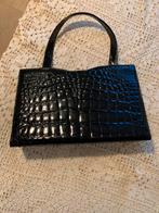 Vintage tas met krokodil, Ophalen of Verzenden