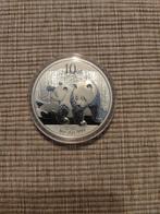 Panda 1 Oz zilver 2010, Postzegels en Munten, Edelmetalen en Baren, Ophalen, Zilver