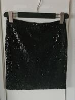Feestelijk rokje met kleine pailletten, maat 38, Kleding | Dames, Maat 38/40 (M), Zwart, Ophalen of Verzenden, Zo goed als nieuw