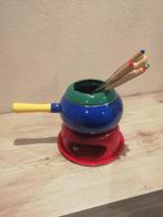 Fondue couleur sympa, Electroménager, Enlèvement ou Envoi, Utilisé, Brûleur, Service à fondue