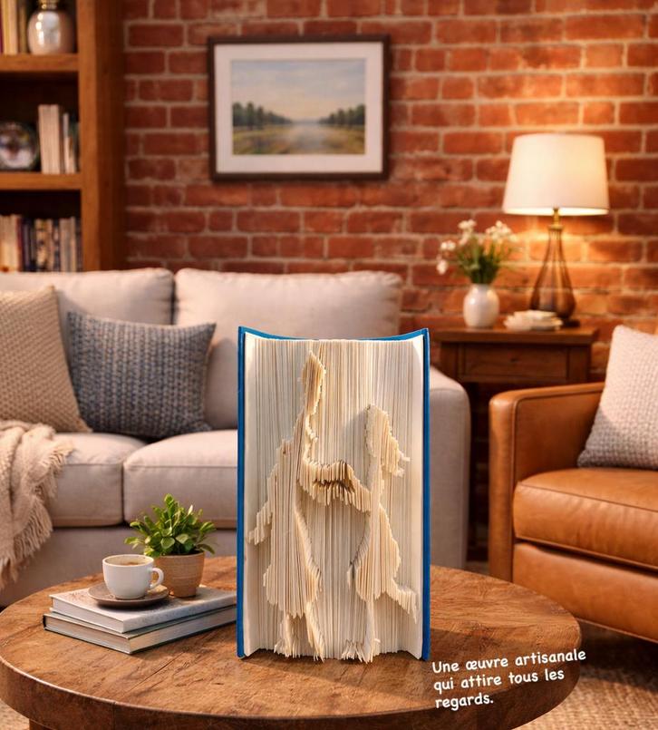 Objet déco en livre – création artisanale, Huis en Inrichting, Stoffering | Behang, Ophalen of Verzenden