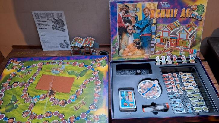 Schuif Af, spel, Hobby en Vrije tijd, Gezelschapsspellen | Bordspellen, Zo goed als nieuw, Ophalen of Verzenden