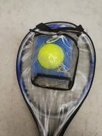 nieuw Tennis racket met houten tennisblok en bal met elastie, Sport en Fitness, Ophalen, Nieuw, Racket