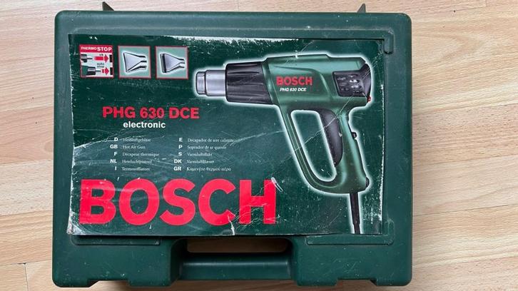 Décapeur thermique Bosch PHG 630 DCE avec écran numérique, Doe-het-zelf en Bouw, Gereedschap | Handgereedschap, Gebruikt, Ophalen