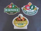 sticker bier De Koninck 1833 Antoon, Verzenden, Nieuw, Merk
