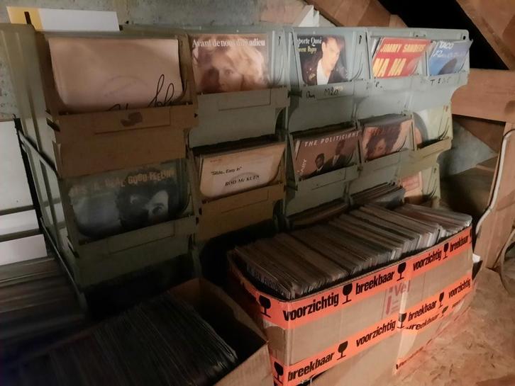 Groot lot vinylplaten., Cd's en Dvd's, Vinyl Singles, Gebruikt, Ophalen of Verzenden