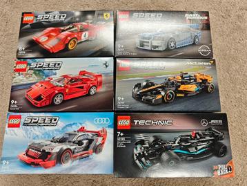 Lego Speed Champions en Technic F1 beschikbaar voor biedingen