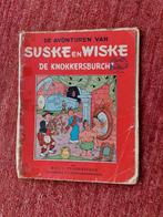 strip Suske en Wiske 1ste druk: De knokkersburcht - 1954, Gelezen, Willy Vandersteen, Eén stripboek, Ophalen of Verzenden