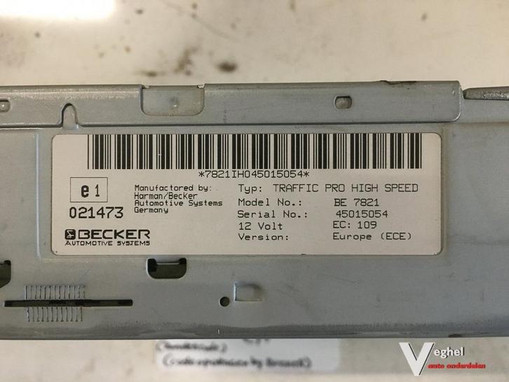 Mercedes Vito 109cdi 2005 Becker Traffic pro high speed, Autos : Divers, Navigation de voiture, Utilisé, Enlèvement ou Envoi