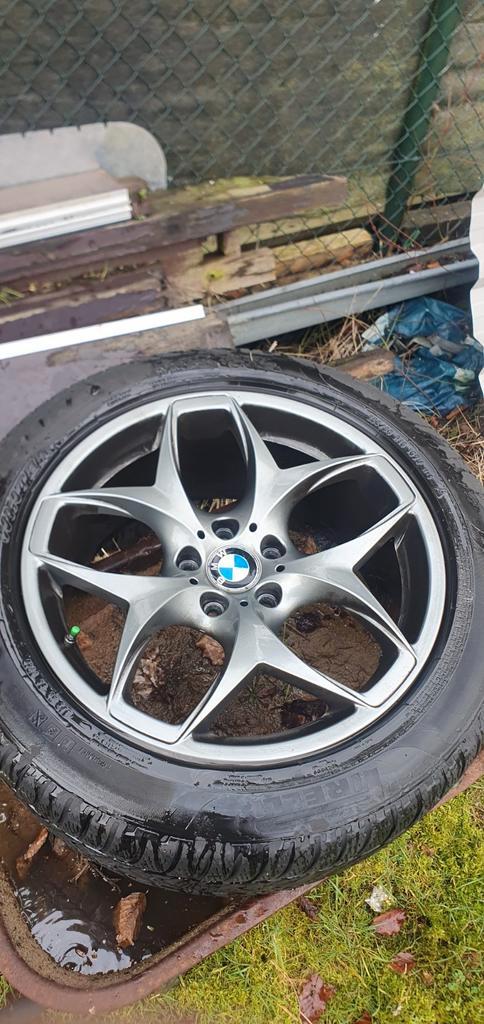 Bmw x5 velgen 19 inch met winterband, Auto-onderdelen, Banden en Velgen, Band(en), 19 inch, Ophalen