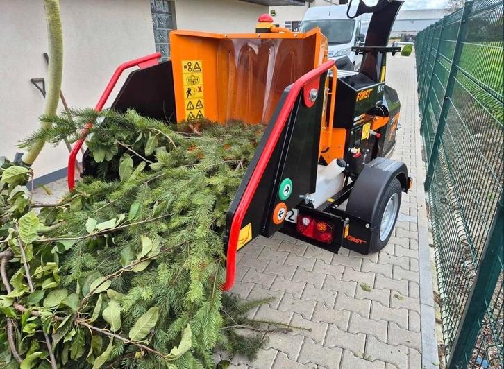 Broyeur de branches Först ST6P – 150 mm – 37 CV – Excellent, Jardin & Terrasse, Déchiqueteurs, Essence, Enlèvement ou Envoi