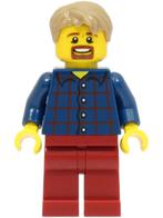 Lego figuur LLP003 LEGOLAND Park Male / B1-3, Ophalen of Verzenden, Zo goed als nieuw, Losse stenen, Lego