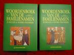 Genealogie: Woordenboek v/d Familienamen in België & N-Frank, Ophalen of Verzenden