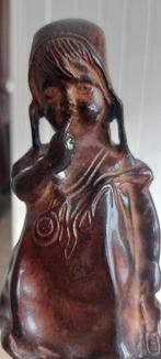 Bronzen beeld " meisje op stoel", Ophalen