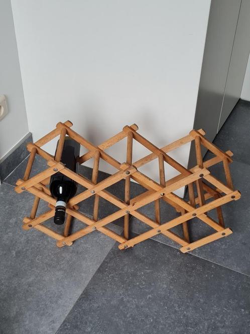 inklapbaar wijnrek voor 10 flessen, Huis en Inrichting, Woonaccessoires | Wijnrekken, Ophalen of Verzenden