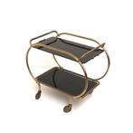 Vintage design serveerwagen bijzettafel jaren '70 trolley, Verzenden