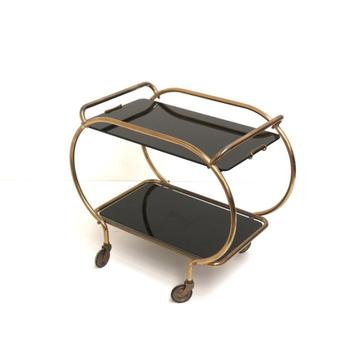 Vintage design serveerwagen bijzettafel jaren '70 trolley beschikbaar voor biedingen