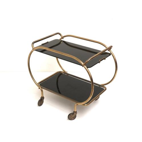 Vintage design serveerwagen bijzettafel jaren '70 trolley, Huis en Inrichting, Tafelkleden, Verzenden
