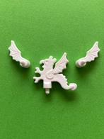Lego Dragonmaster plume & wings wit, Verzenden, Zo goed als nieuw, Losse stenen, Lego
