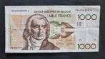Bankbiljet België 1000 frank Gretry, Postzegels en Munten, Verzenden