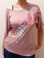 T-shirt avec paillettes M/L, Vêtements | Femmes, Rose, Enlèvement ou Envoi, Neuf