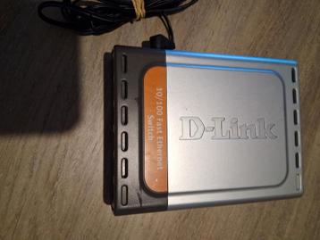 D-Link router in goede staat. Voor utp-kabel te verdelen beschikbaar voor biedingen