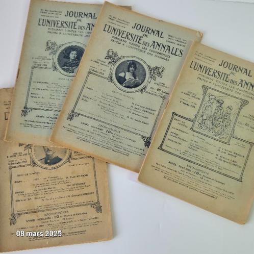 4 universitaire annalen van 15 augustus tot 15 september 191, Verzamelen, Tijdschriften, Kranten en Knipsels, Tijdschrift, Voor 1920