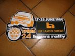 Stickerstickerrally 24 uur van Ieper juni 1980, Verzamelen, Verzenden