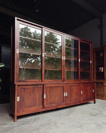 Oude Antiek Buffetkast | Servieskast | Teak Winkelkast #2295 beschikbaar voor biedingen